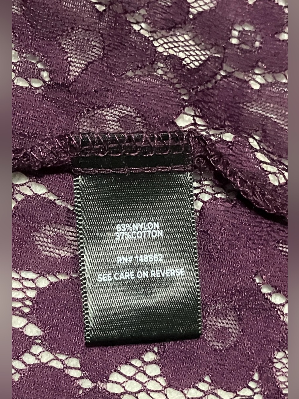 Torrid Harper Lace Blouse Size 00 Potent Purple - Picture 10 of 11